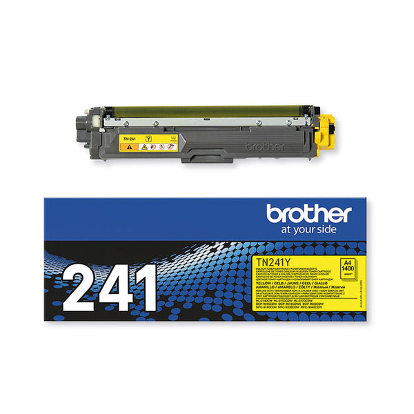 Brother TN-241Y Yellow Laser Toner Cartridge TN241Y - GARDEN & PET SUPPLIES