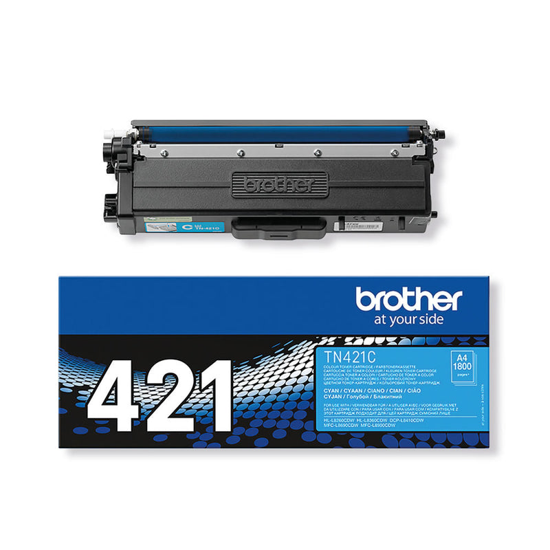 Brother Laser Toner Cartridge Cyan TN421C - GARDEN & PET SUPPLIES