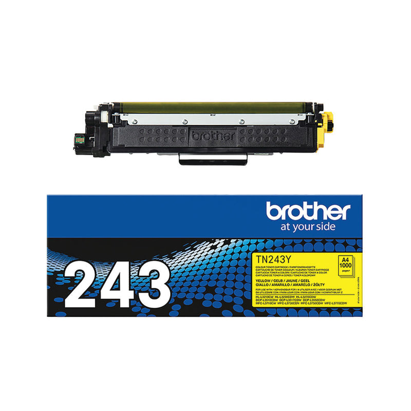 Brother Laser Toner Cartridge Yellow TN243Y - GARDEN & PET SUPPLIES