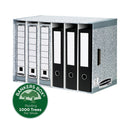 Fellowes 1880 R-Kive Grey Bankers Box Store Module A4 / Foolscap (Pack of 5) - GARDEN & PET SUPPLIES