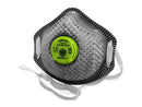 Beeswift Charcoal P2 Premium Mesh Cup Mask Black  Box 10's