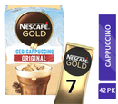 Nescafe Gold Iced Cappuccino Instant Coffee Sachets 7x15.5g - GARDEN & PET SUPPLIES