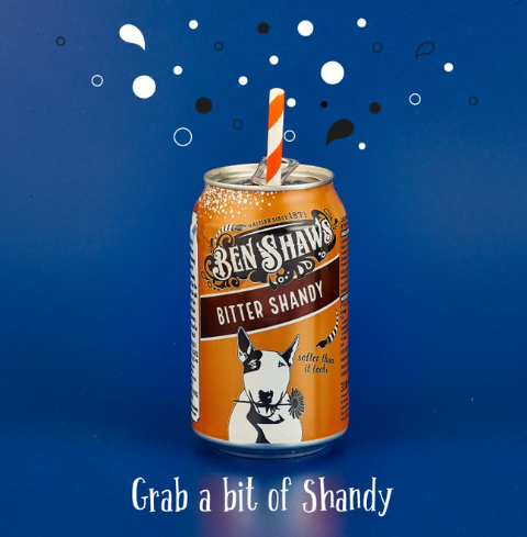 Ben Shaw's Bitter Shandy Cans 24x330ml - GARDEN & PET SUPPLIES