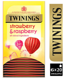 Twinings Strawberry & Raspberry Tea 20's - GARDEN & PET SUPPLIES