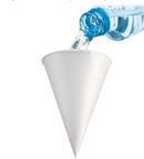 Belgravia Branded 4oz Water Drinking Cone Cup White ACPACC04 - GARDEN & PET SUPPLIES