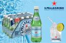 San Pellegrino Sparkling Natural Mineral Water 500ml Bottles (Pack of 12)