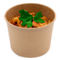 Caterpack 12oz Kraft Soup Bowls & Lids Pack 25's - GARDEN & PET SUPPLIES