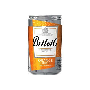 Britvic Orange Juice Cans 24x150ml - GARDEN & PET SUPPLIES