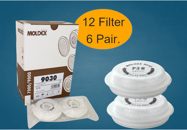 Moldex 9030 P3 Particulate Filters x 2 {Pair}