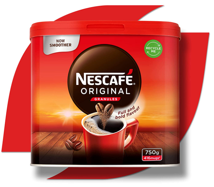 Nescafe Smoother 416 Cup Instant Coffee Granules 750g 12283921 - GARDEN & PET SUPPLIES