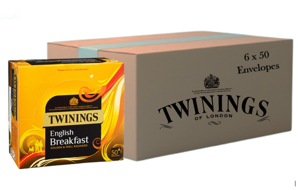 Twinings English Breakfast Enveloped 50's