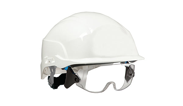 Centurion Spectrum Safety Helmet with Integrated Eye Protection - {ALL COLOURS / SIZES}