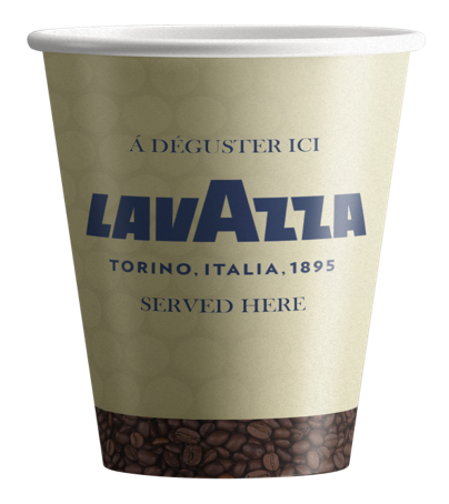 8oz Lavazza Double Walled Embossed Paper Cups 500's