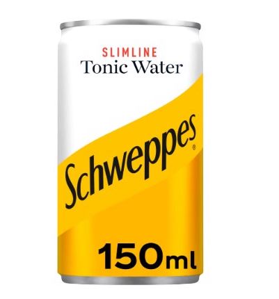 Schweppes Slimline Tonic Water 24x150ml - GARDEN & PET SUPPLIES