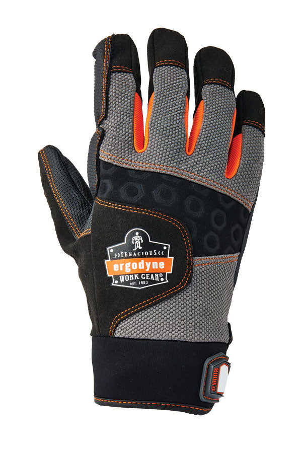 ERGODYNE FULL FINGER ANTI VIBRATION GLOVE - {ALL COLOURS / SIZES}