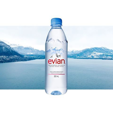 Evian Natural Spring Water 330ml (Pack of 24)