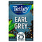 Tetley Earl Grey Teabags,  Individually Wrapped & Enveloped 25's - GARDEN & PET SUPPLIES