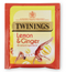 Twinings Lemon and Ginger Fruit Infusion Tea Bags (Pack of 20) F09613 - GARDEN & PET SUPPLIES