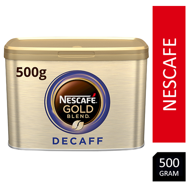 Nescafe Gold Blend Decaff Coffee Granules 500g - GARDEN & PET SUPPLIES