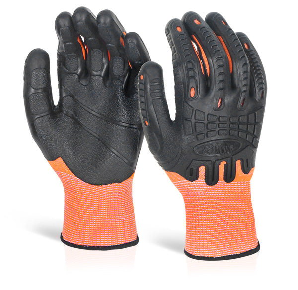 Beeswift Glovezilla Cut Resistant Fully Coated Impact Gloves - {ALL COLOURS / SIZES}