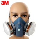 3M 7503 Soft Silicone Half Face Mask, Large, Multicolor