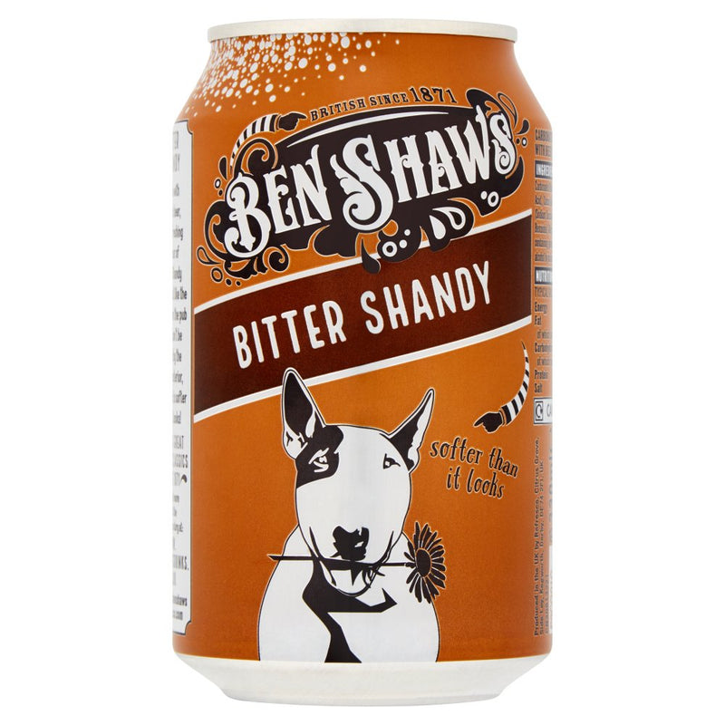 Ben Shaw's Bitter Shandy Cans 24x330ml - GARDEN & PET SUPPLIES