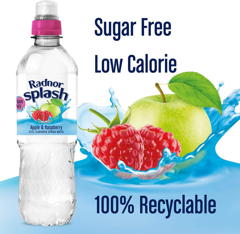 Radnor Splash Sugar Free Apple & Raspberry 12x500ml - GARDEN & PET SUPPLIES