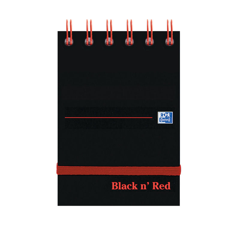 Black n Red (A7) Reporters Notebook with 140 Ruled Pages (Pack of 5 Notebooks) - GARDEN & PET SUPPLIES