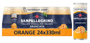 San Pellegrino Aranciata Orange 330ml Cans (Pack of 24) 12441812