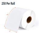 Roll-X Thermal Shipping Labels for Zebra Printer 6x4inch 250 Per Roll - GARDEN & PET SUPPLIES