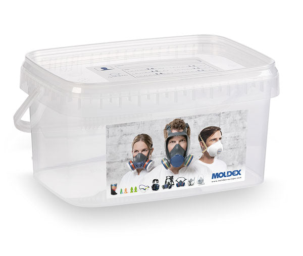 Moldex 7995 Half Mask Storage Box Clear