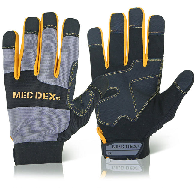 MECDEX WORK PASSION IMPACT MECHANICS GLOVES - {ALL COLOURS / SIZES}