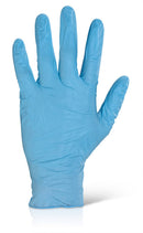 BEESWIFT NITRILE DISPOSABLE GLOVES POWDER FREE - {ALL COLOURS / SIZES}