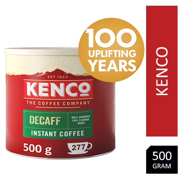 Kenco Decaffeinated Instant Coffee 500g Tin - GARDEN & PET SUPPLIES