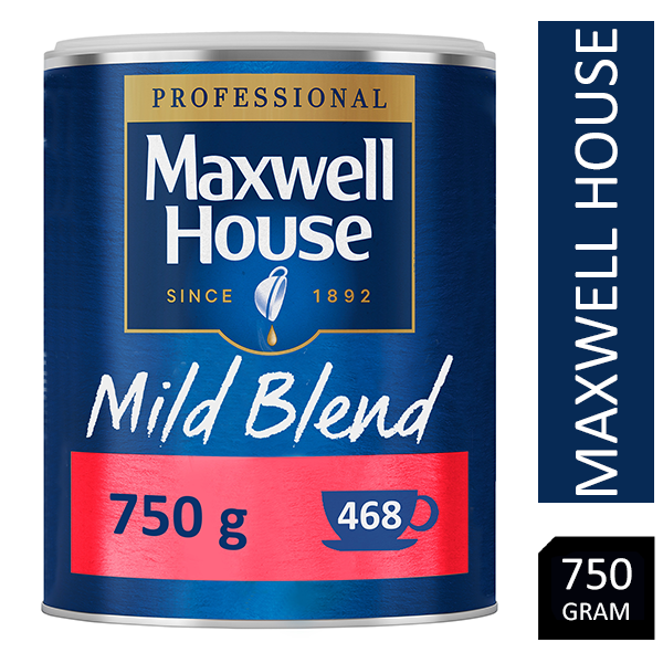 Maxwell House Mild Instant Coffee 750g Tin - GARDEN & PET SUPPLIES