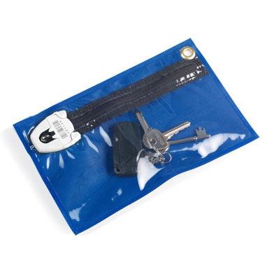 Versapak Clear Front Key Pouch BLUE 230x152mm (ZF1) - GARDEN & PET SUPPLIES