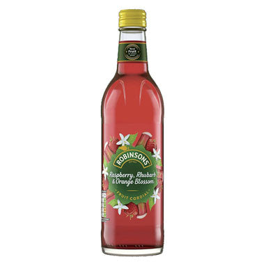 Robinsons Raspberry, Rhubarb & Orange Blossom 500ml (Glass) - GARDEN & PET SUPPLIES