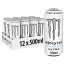 Monster Energy Ultra White Cans 12x500ml - GARDEN & PET SUPPLIES