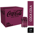 Cherry Coke Zero Cans 330ml (24 Cans)