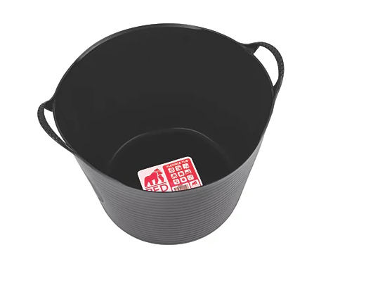 Gorilla Black Recycled Tub Large 42 Litre