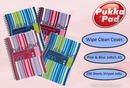 Pukka Pads Pink/Blue Stripes Jotta A5 Notebook