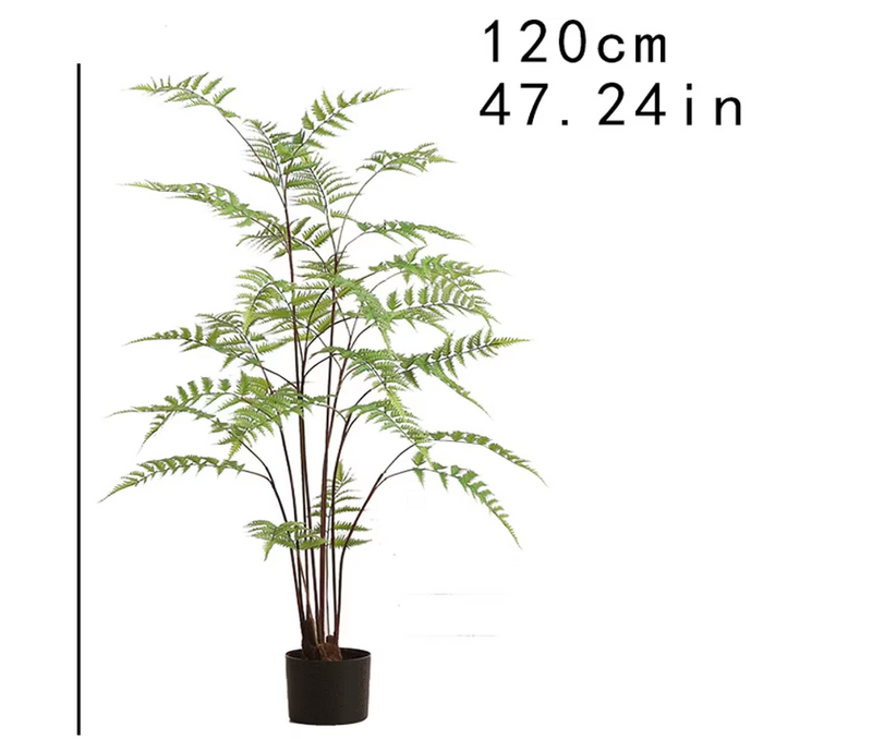 Fixtures Artificial Green Fern Tree 125cm