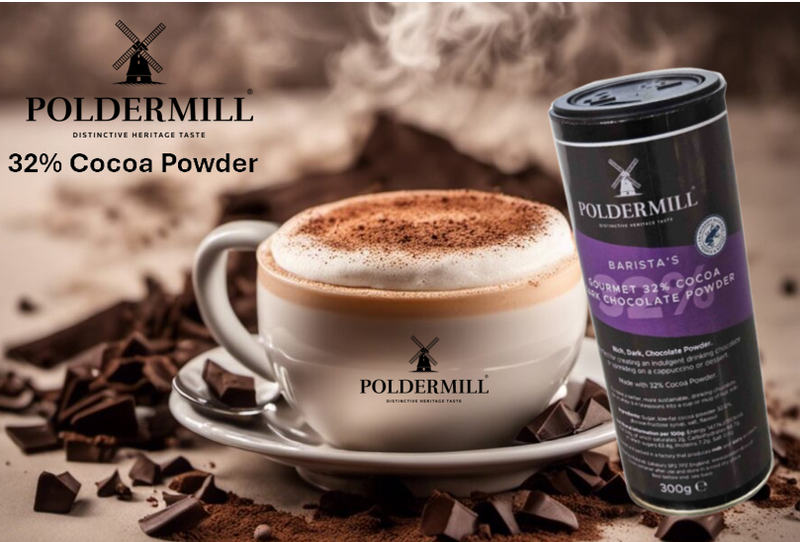 Poldermill Gourmet 32% Dark Chocolate Powder 300g