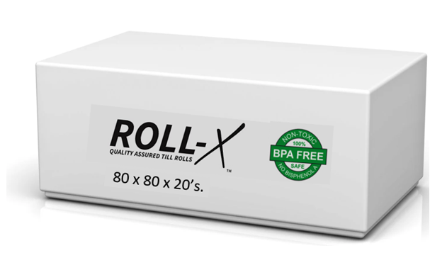 Roll-X Thermal Till Rolls BPA Free (80mm x 80mm) 20's - GARDEN & PET SUPPLIES