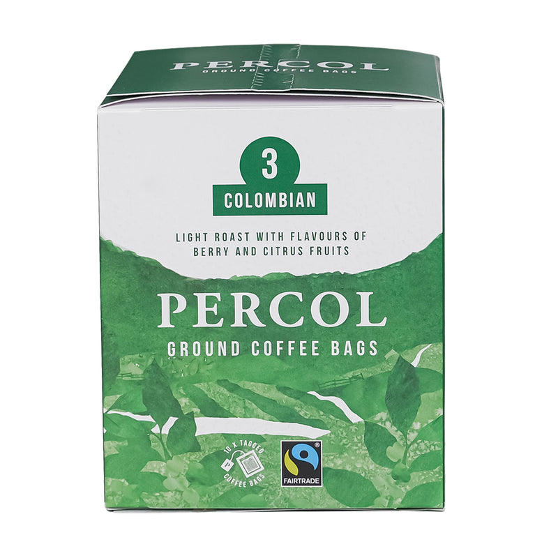 Percol Colombian Coffee Bags 8g Pack 10s