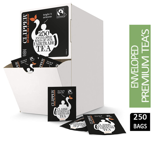 Clipper Fairtrade Everyday Blend 250 Teabags - GARDEN & PET SUPPLIES