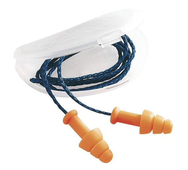 Honeywell Smartfit Corded Ear Plus In Flip Top Box Orange  Pack 50's