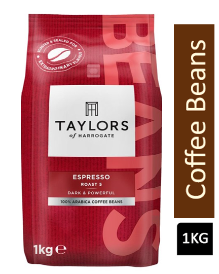 Taylors of Harrogate Espresso Coffee Beans (1Kg) - GARDEN & PET SUPPLIES