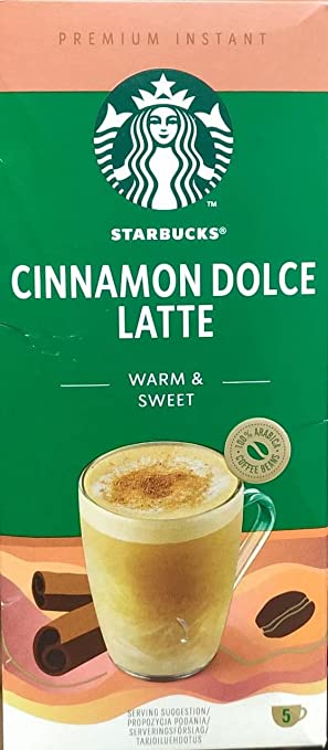 Starbucks Cinnamon Dolce Latte Instant Coffee Sachets 5x23.5g - GARDEN & PET SUPPLIES