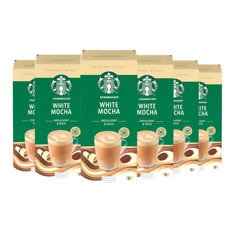 Starbucks White Mocha Instant Coffee Sachets 5x22g